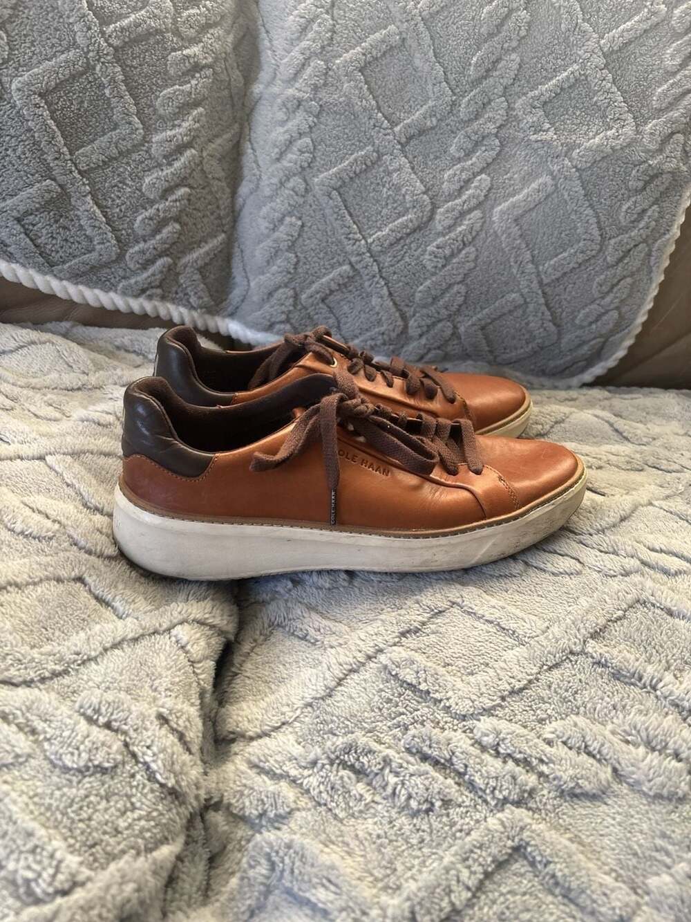 Cole Haan GrandPro Rally Court Leather Sneakers, Brown/Tan